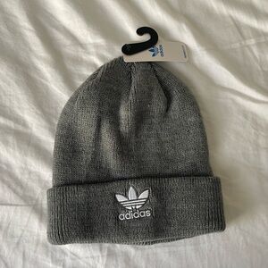 Adidas Dark Gray Knit Beanie Women